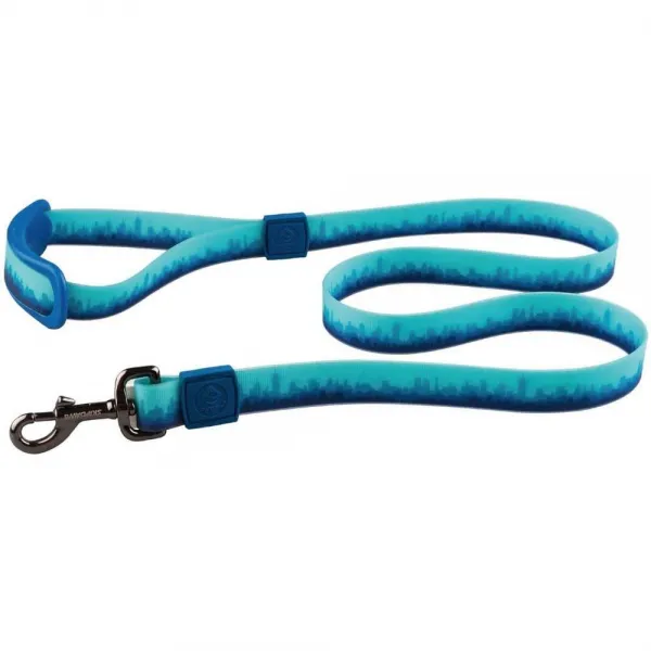 [수입] SKIPDAWG 방수견줄 고무줄 그립 손쉬운 프린트견줄 - 질긴 나일론 소재 도시 나그네견줄 4피트 야외걷기/달리기/하이킹, 상세참조, 상세참조