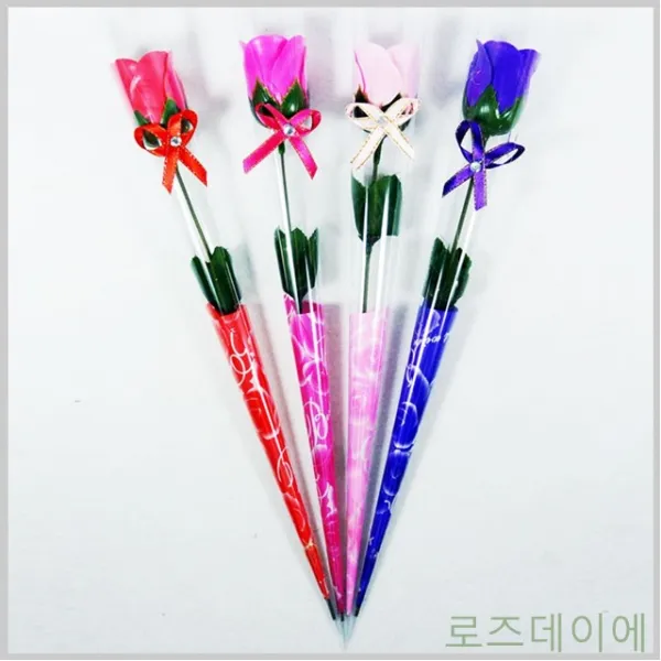 DRW030C19 에 꽃모양 모양 장미 로즈데이 비누 꽃30개묶음 종이 손도 깨끗하게 곷 치실, 두리몰 1