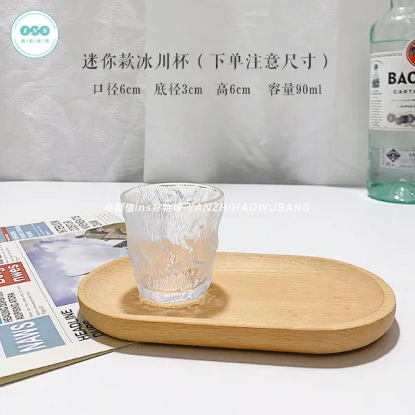 유리컵 핸드컵 여성 심플 찻잔 고안치 무드 술잔 가정용 얼음에 담그다 냇물 있음 밀크 4781177065, 건수 없음 손잡이 초소 컵 (미니 타입 )