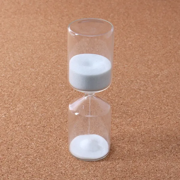 유리 모래시계 인테리어 타이머 15분 모래시계장식품