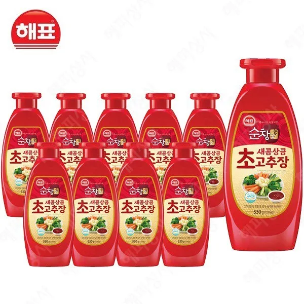 [해표] 순창궁 초고추장, 530g, 10개