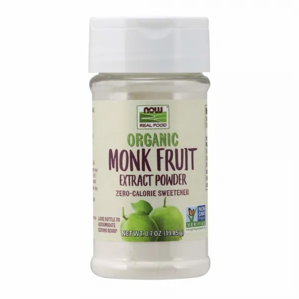NOW Foods 나우 푸드 오가닉 몽크 프룻 익스트렉트 파우더 19.85g Organic Monk Fruit Extract Powder 0.7 oz, 1팩