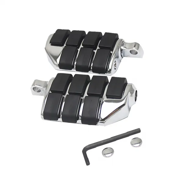 ZLD 발 나머지 Floorboards 발판, 설명, 설명, 블랙과 크롬