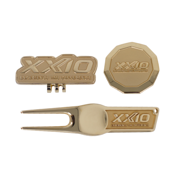 골프스파이크 XXIOXX10골프 부속품 20타입 모자집게 MARK골프티 세트포장 퇴장 필수품, T01-골든