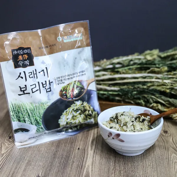  주 태송 시래기 보리밥 200g 즉석밥 간편조리 10팩 200g