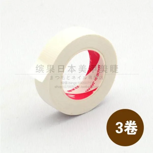꺾꽂이 고정 시모우라 알레르기 방지 눈까풀 잠을 자다 점착메모지SSN 테이핑 피부 친화 보호 눈꺼풀, 3롤