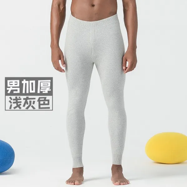 플렉스마켓 남자긴바지 누락이격 100 올 바지남자 선비 두꺼운 보온내복 겨울 가을 여성 얇은 슬림 이너 털바지