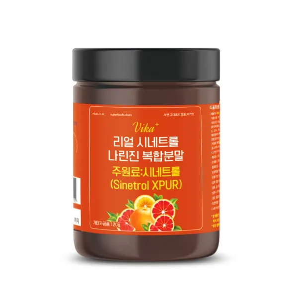 비카인 오리지널 리얼 시네트롤 XPUR 자몽 오렌지 추출 분말, 1개입, 120g