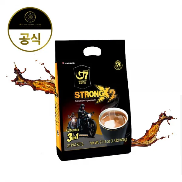 G7 3in1 믹스커피 엑스투 600g x 1팩 (수출용), 1개, 24개입