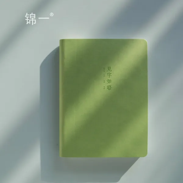 팬시다이어리 금일 체크 장부책 그릴 일기 본격 소녀마음 보관파일 단아한 심플 인싸템 무드 노트 마인드맵 2743269434, 회초록색 (만나다 자 만나 뵙다 )
