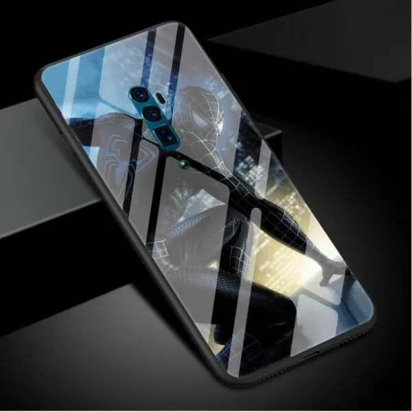 오유소프트 게임카드 수납 OPPORENO 핸드폰케이스 남자 마블 독액 유리 커버 스타일핏 영상 치명적인 수호자 여성, reno 열 배 조이다 독액 스파이더