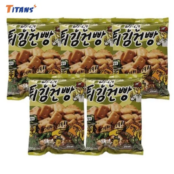 말년 튀김건빵 100g X 5개 왠지 모르게 중독적인 맛