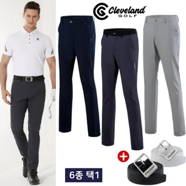 벨트증정 [클리브랜드골프] 여름추천 남성 골프바지 6종 택1 + 골프 벨트/골프웨어_CG249516, 기타