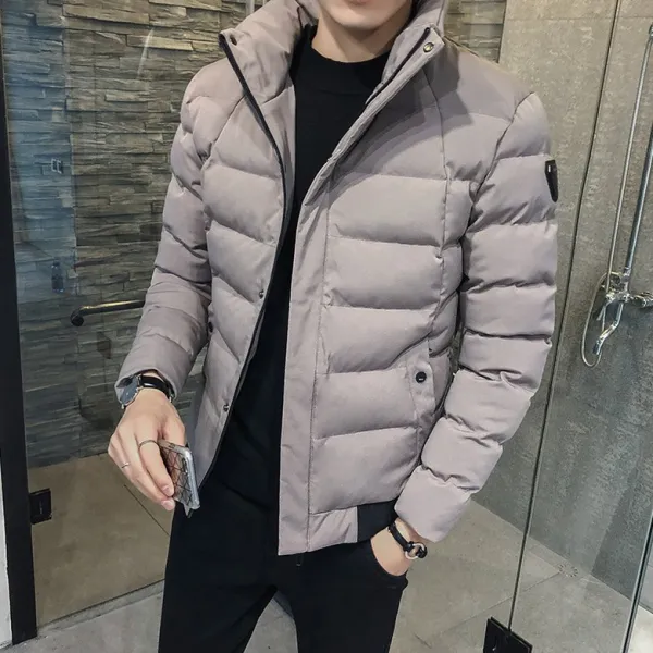 겨울 남성 점퍼 2019신상 패딩 점퍼 트랜디 겨울 패딩, MD-8980그레이