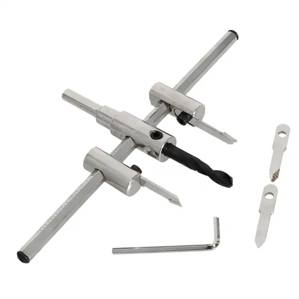 Stk 225mm 백색 합금 건식 벽체 원형 구멍 절단기 조금 교련은 목공 공구를 보았습니다 1개