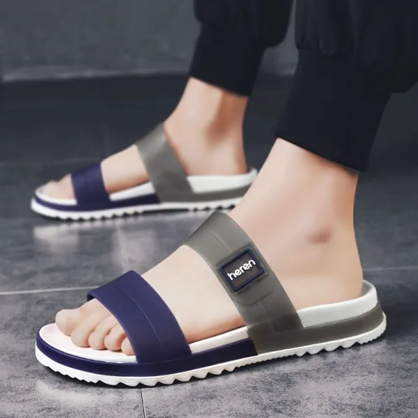 소프트바닥 0 남하 미끄럼 방지 덧신 캐주얼 비치화 룸 안팎 일자 늑장 패션
