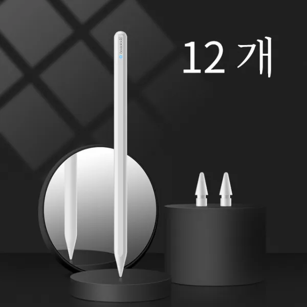 GOOJODOQ 연필 팜 거부 기울기 12세대 스타일러스, 팁 1개