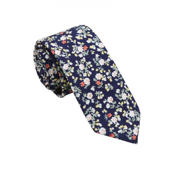  미국 직구 Dan Smith 멋진 남성 넥타이 C.c.n.d.014 Dark Blue Green White Yellow C.c.n.d.014