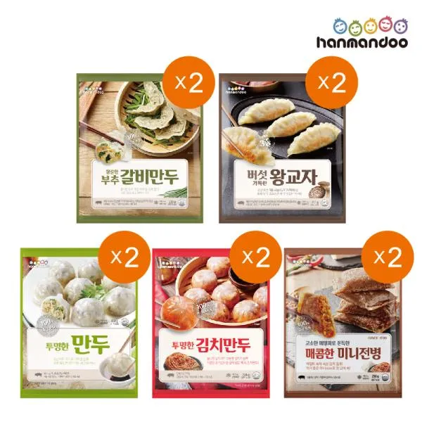 기타 한만두 5가지맛 무려 10봉 2.298kg!!!, 1