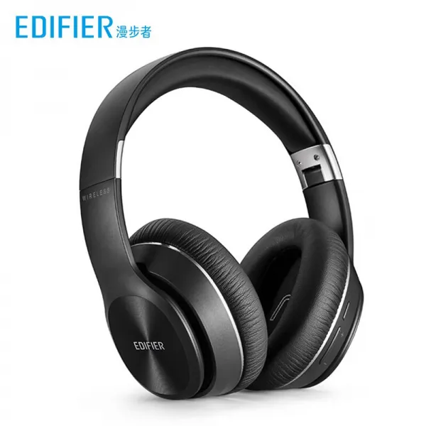 걷는 사람 (EDIFIER) W820BT 헤드셋 블루투스 이어폰 스테레오 접기 휴대용 헤드셋 그을음, 단일상품
