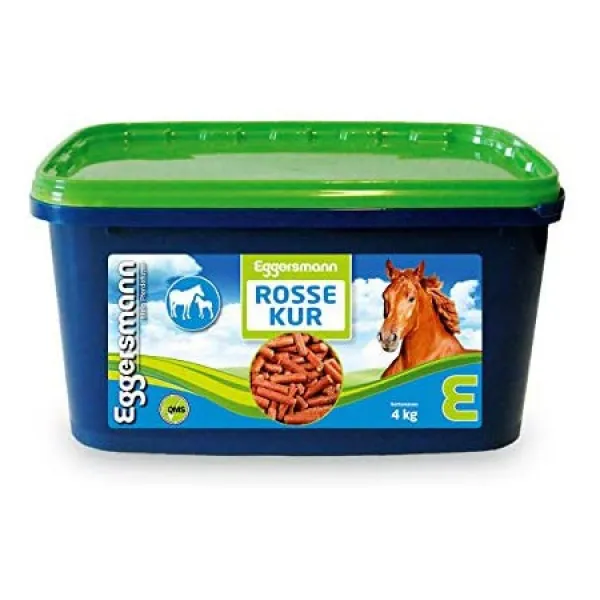 Eggersmann 내 말 사료 Eggersmann Rosse Kur말 보충 사료종마와 암말의 번식력 증가4kg 버킷, One Size, One Size, 상세 설명 참조0