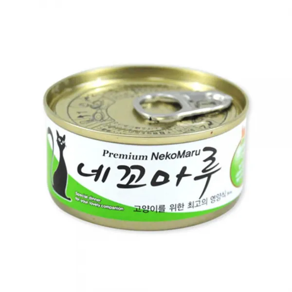 성장기 허약체질 냥이간식 참치+게살 캔 80g 3개 bz