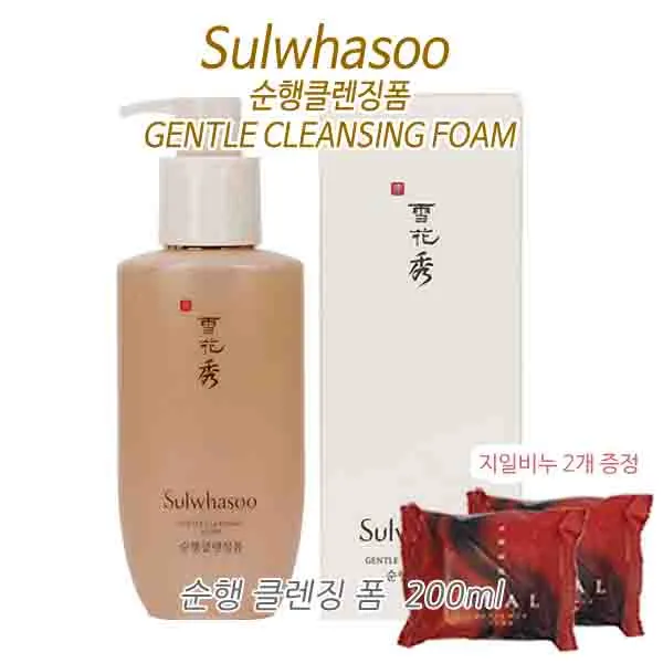 설화수 순행폼 NEW 200ml 400ml 선택1개 지일비누2개증 클렌징 폼, 1개