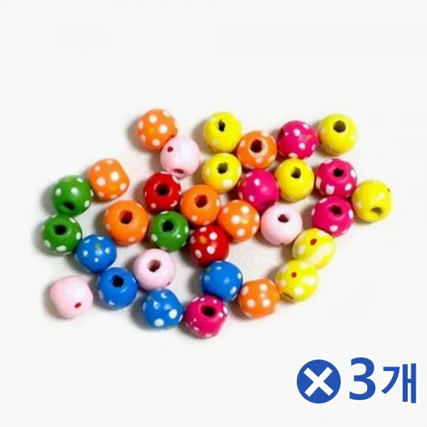 71 주식회사자리 / 꽃무니 비즈-13파이 50gx3개 비즈재료 공예용품 목걸이만들기재료 비즈공예 비즈재료 구슬/비즈 DIY 키트
