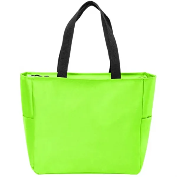 항구 당국은 지퍼 핸드백을 가지고 있어야합니다. BG410 (One Size Neon Green)