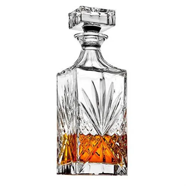 스카치 주류 보드카 와인 또는 버번 위스키 디켄터 - 아이리쉬 컷 750ml