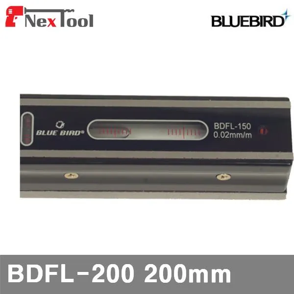 블루텍 4001821 정밀평형수준기 BDFL-200 200mm 46x46mm (1EA)