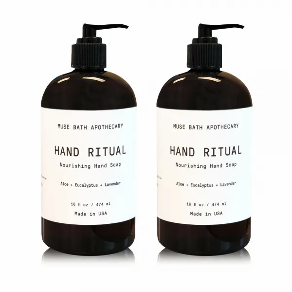 (미국직배) Muse Bath 알로에 유칼립투스 라벤다 핸드워시 474ml 2팩 Apothecary Hand Ritual