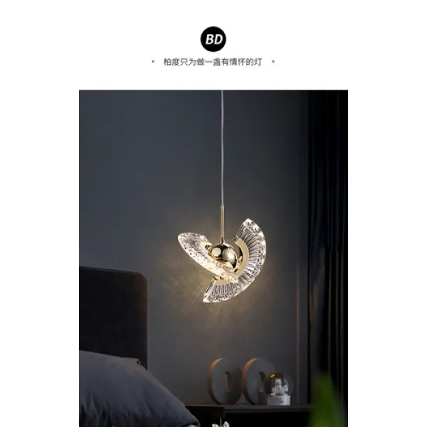 - 북유럽 조명 특이한 인테리어 무드등 어린이방 빈티지 귀여운 감성 카페 침실 베드 샹들리에 신모델 롱 디자이너 아이 서재의 모던하고 심플한, 05 나비 빅 사이즈 3 (기본적으로 중성광