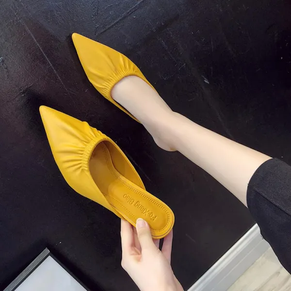 여성 단화 블로퍼 뮬 로퍼 플랫슈즈 슬리퍼 234호 Rn3hwu