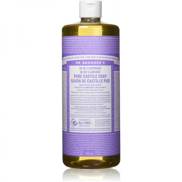 Bronner 's-순수성 액체 액체 비누 (라벤더 32 온스), 1, 단일상품