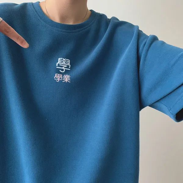 피아이케이3 주니어반팔티 홍콩 토박이 단아한 남자 본 운명 년 행운 t셔츠 여름 와이드 루즈핏 트렌드 개성