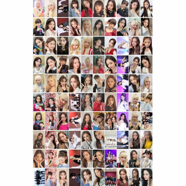 아이브 IVE 포토카드 100장 포카 아이돌 굿즈 폴꾸 포꾸 꾸미기 안유진 가을 레이 장원영 리즈 이서