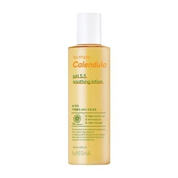 미샤 순하다 카렌듈라 pH5.5 수딩 로션, 145ml, 5개