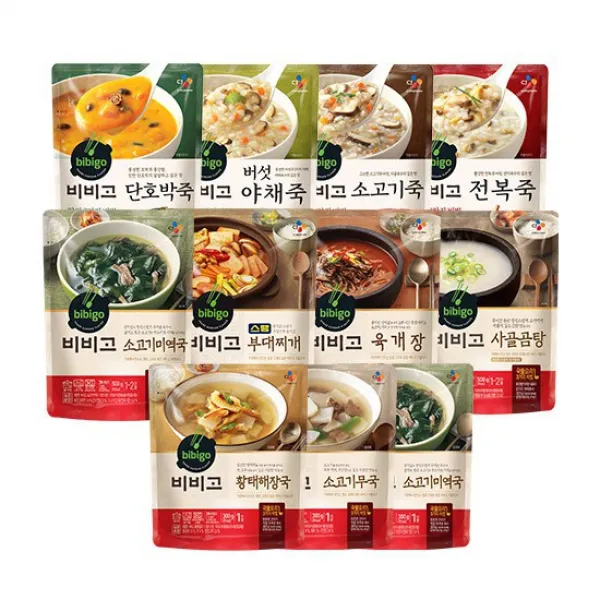  Cj 비비고 국/탕/찌개/죽 신상추가 10. 비비고 소고기장터국 500g 상세설명 참조