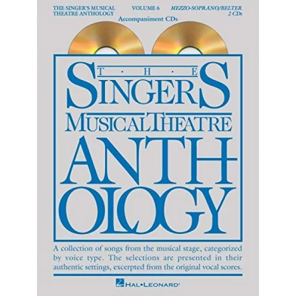 The Singer 's Musical Theatre Anthology Volume 6 : Mezzo Soprano / Belter Accompaniment Cds 단일옵션