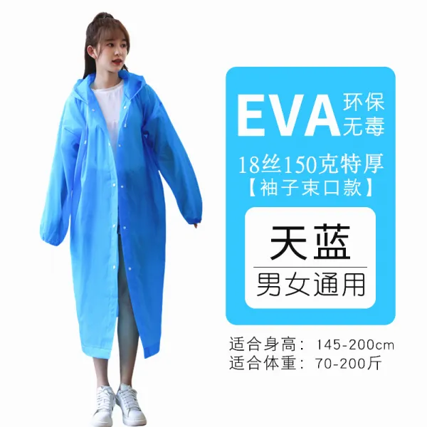 자전거 우비 비일회성 레인코트 EVA 어른 어린아이 야외 여행 휴대식 일체 전동 배터리 4932346097