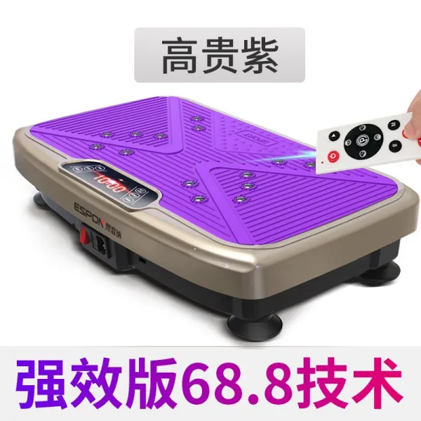 진동운동기 가정용 벨트맛사지기 바이브레이터 지방연소 헬스 진동 헬스기구 기 뱃살다이어트 벨트, T07-강력한효과 버전/지압 안마 99파일/고귀퍼플 F40