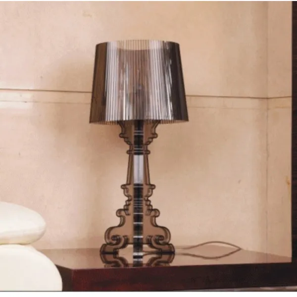 카르텔 부지 스테인글라스 크리스탈 아크릴 조명 수면등 무드등 LED 침대, 회색  25 x 51cm