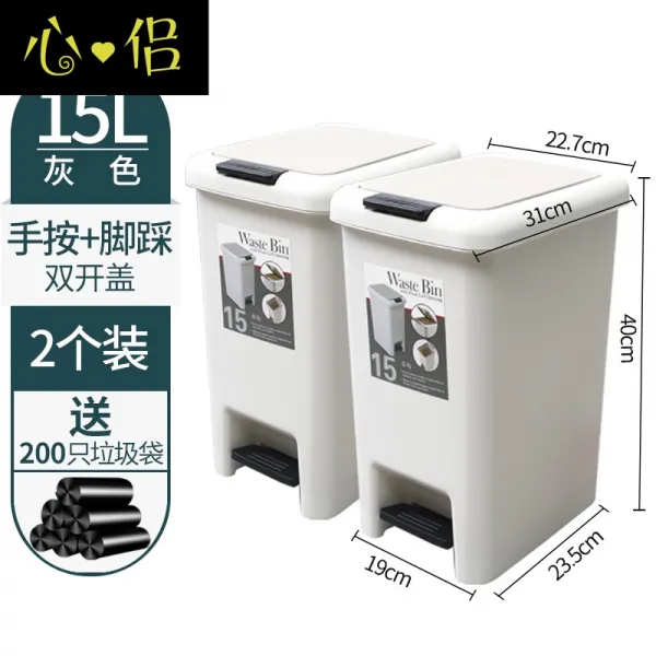 휴지통페달형 쓰레기통 가정용 덥개 포함 화장실 주방 응접실이 있다 사무실 큰사이즈 고리 발을 들여놓다 2582417772