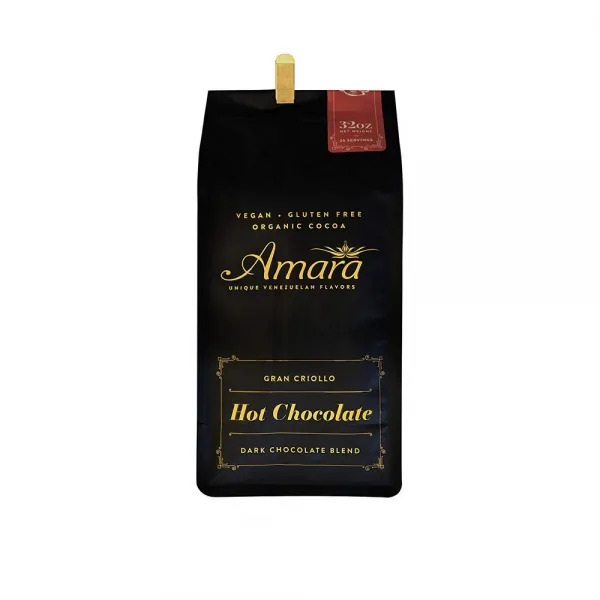 AMARA UNIQUE VENEZUELAN FLAVORS 아마라 독특한 베네수엘라 맛핫 초콜릿 '그랑 크리오 다크 초콜릿 혼합유기농 카카오 파우더 32oz, 선택, 상세설명참조