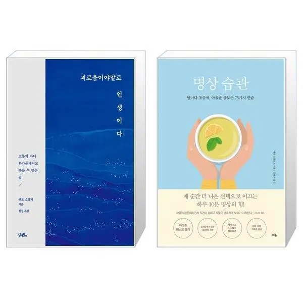괴로움이야말로 인생이다 + 명상 습관 (마스크제공)