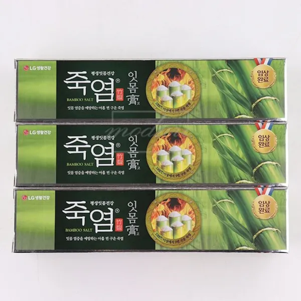 Lg 죽염치약 잇몸고 140g 3p 잇몸치약 잇몸케어 잇몸염증예방 1개