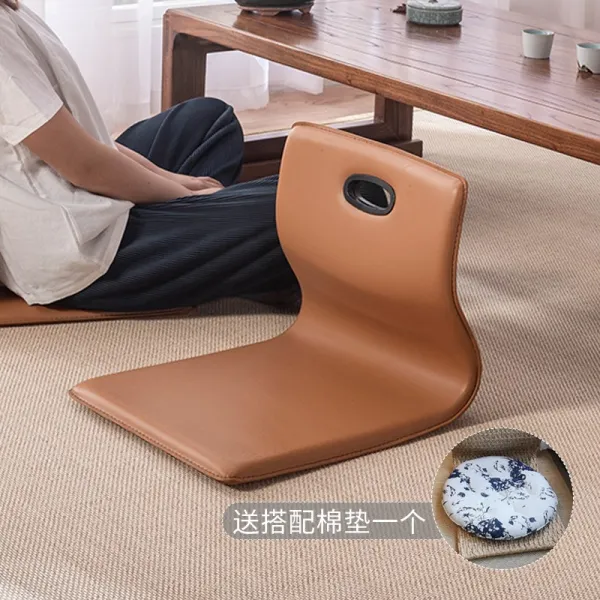 밀짚좌식 의자 다다미, 갈색 인조 가죽