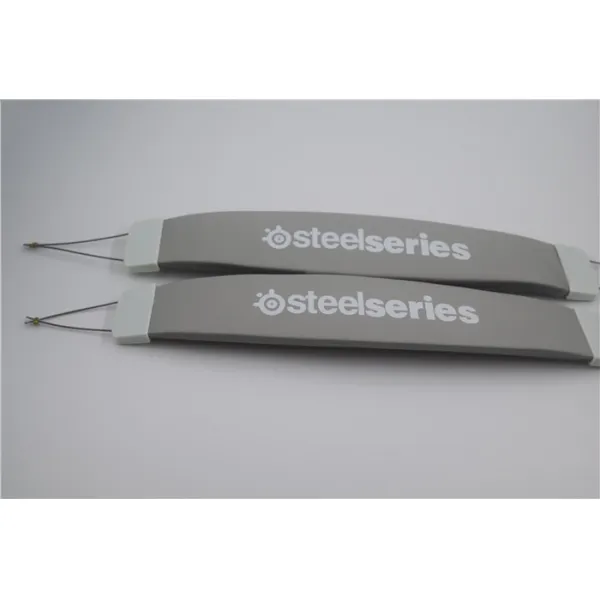 이어폰덮개 적합 서예 STEELSERIES 시베리아 V2V1 냉해 지 블루 게임 가죽 귀 싸개, 그레이 헤드 양 있음 고정버클 （하나