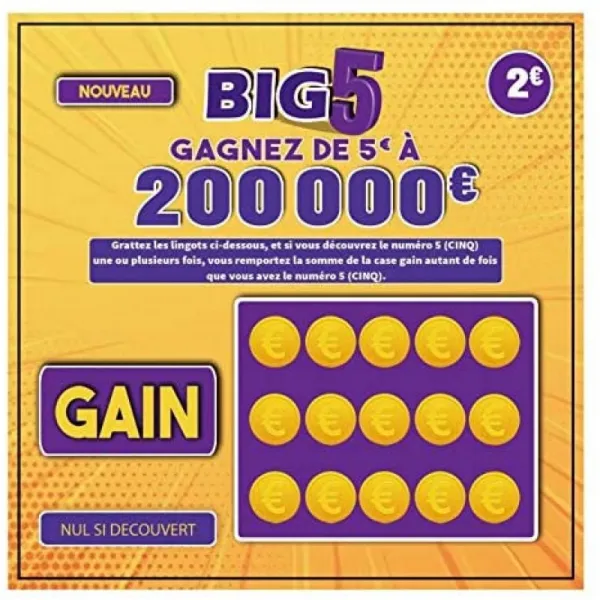 FG 유머 장난과 캐치 X 5 가짜 티켓 큰 5 당첨자의 가짜 이득 10 000â - 50 000 ' 농담과 CANULAR 티켓에, 단일상품